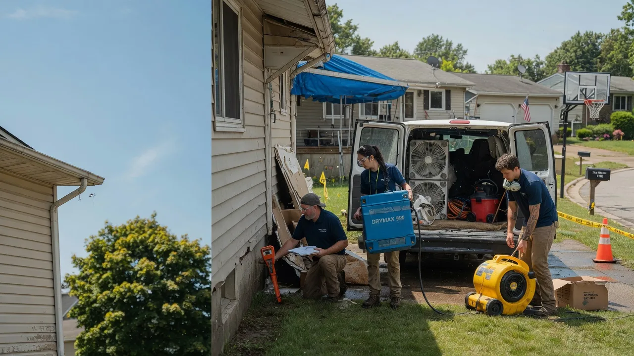 Ceiling Leak Cleanup in Stetsonville, WI near me
