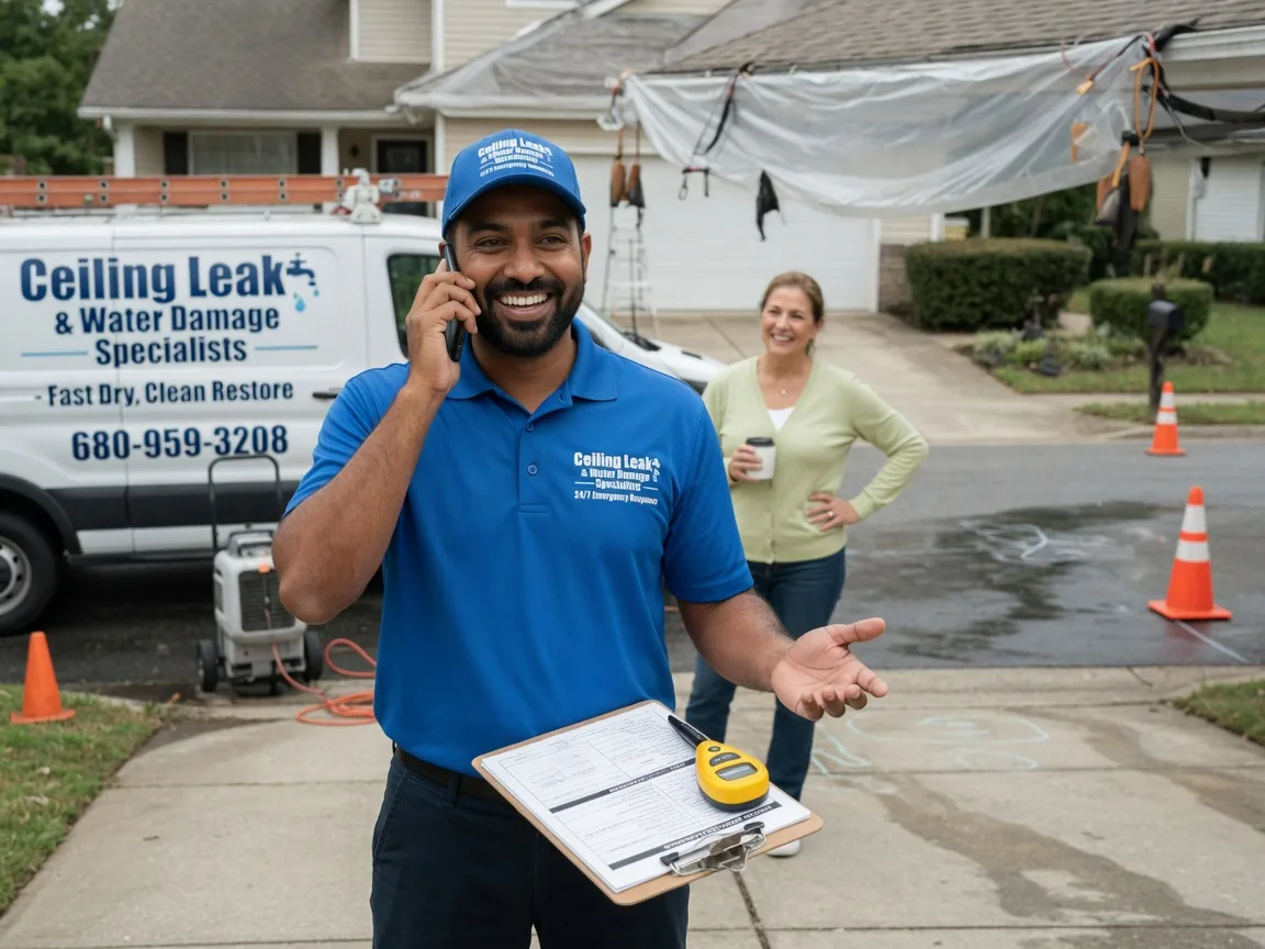 Ceiling Leak Cleanup Stetsonville, WI FAQs